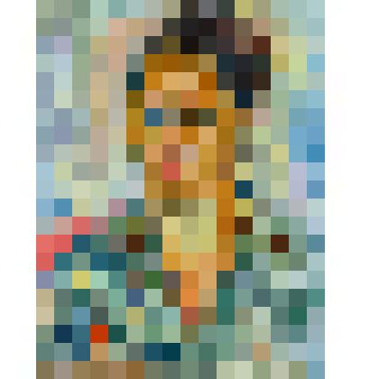 Женщина в зеленом. Картина