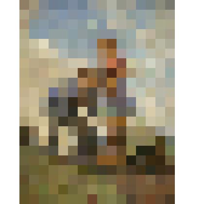 "Целинные земли" эскиз к картине "Обмер глубины вспашки". Льяловской галереи