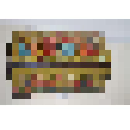 Сундучок с городецкой росписью «Воскресным днем»