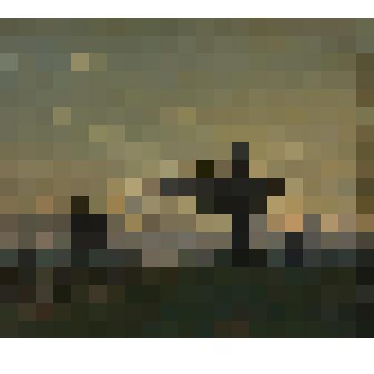 Пейзаж с мельницами