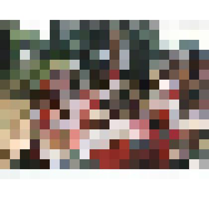 Ф/цв. Музейный пикник, проект "Великая степь. Древние технологии": площадка школы ремесел "Возрождение" (Энгельс) у музея. 2001