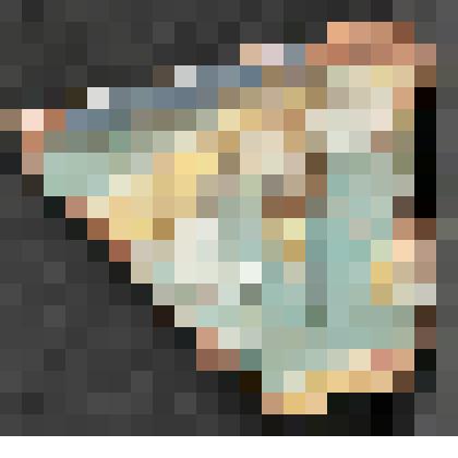 Изразец печной подзор (арочка) рельефный полихромный. Фрагмент