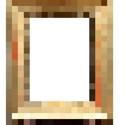 Рама прямоугольная, деревянная, двухступенчатая, золоченая