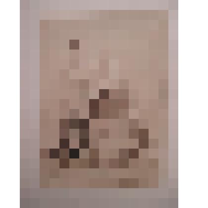 Фотография.  Художник  Л.А. Хныгин рисует портрет жителя Б-Мурашкино Агафонова