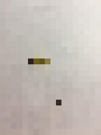 Связка стеклянных желто-синих бус. Бусина двухчастная лимоновидная