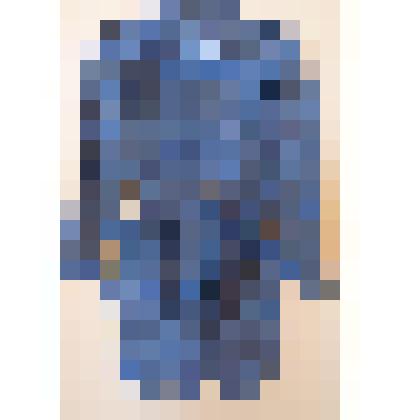 Платье женское в серо-голубую полоску