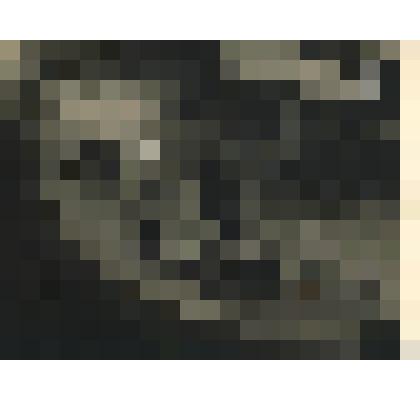 Негатив. Постановка пьесы В.В. Маяковского «Баня» в ГосТиМе. Сцена из I акта.Посетители в канцелярии Главначпупса. За столом сидит Оптимистенко ( арт. В.Ф. Зайчиков)