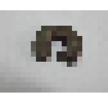 Обломок диска с отверстием