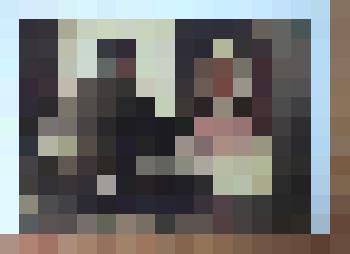 Цветная открытка "Крамской, пищущий портрет своей дочери" из комплекта открыток "И.Н. Крамской" в обложке