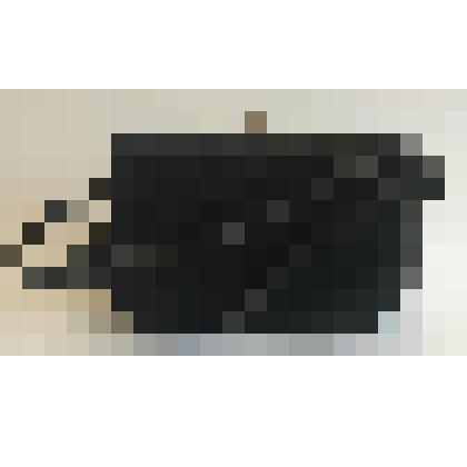 Сумочка-клатч женская из замши черного цвета с металлической застежкой.1950-1960-е гг