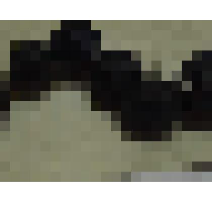 Бусы из синей пасты