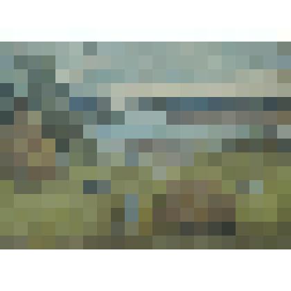 Лесная пожня. Этюд