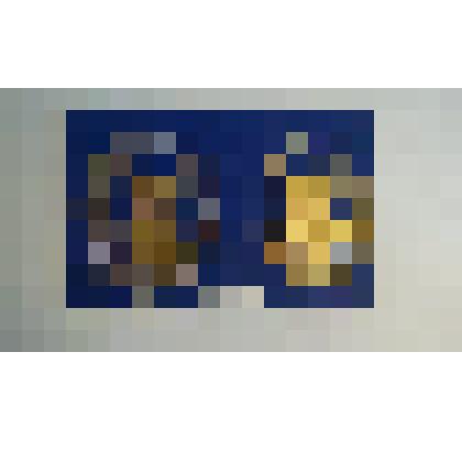 Синяя дощечка с портретами  Л.Н. Толстого и А.К. Толстого, золотом