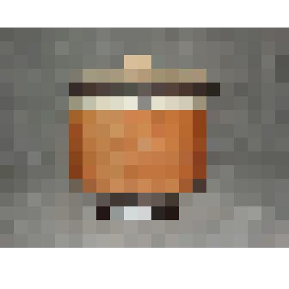 Туес овальной формы с берестяной крышкой. Тууйас (якут.), из коллекции изделий из бересты