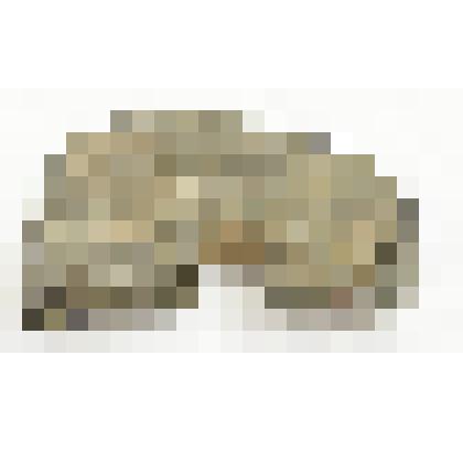 Фрагмент пряслица с орнаментом негативного рельефа