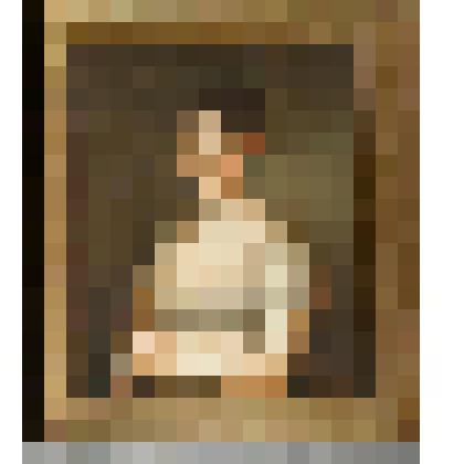 Картина. "Портрет дамы с пером и жемчужной нитью в волосах"