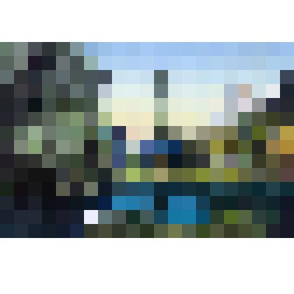 Кавказ. Гагры. Парк. Плачущая ива над озером. Фото Семина. Открытка