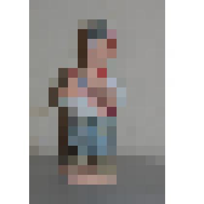 Кукла керамическая малая из сюжетной композиции  «Курский карагод»  в народных костюмах Курского края