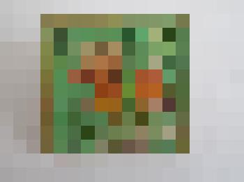 Значок голографический "Бычок/Лисица"