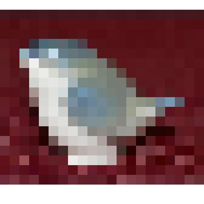 Скульптура (статуэтка) фарфоровая. Синичка