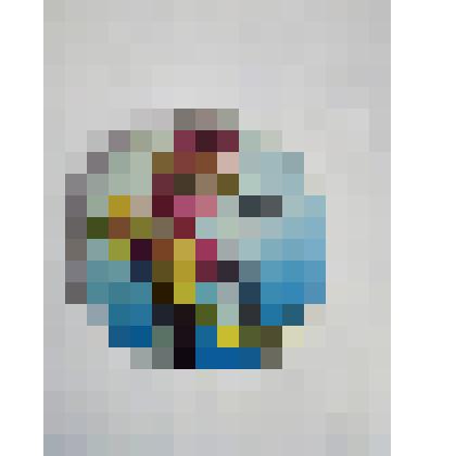 Значок нагрудный с изображением собаки - хоккеиста