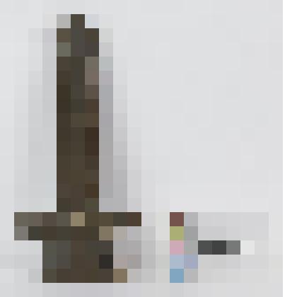 Рукоять кинжала медного с верхней частью кинжала