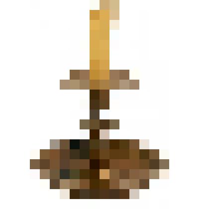 Подсвечник медный