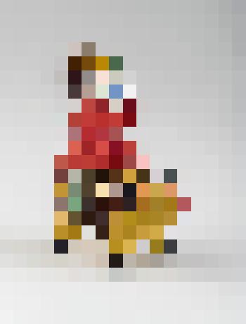 Скоморох на поросенке