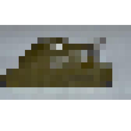 Знак отличия на петлицу полевой формы танковых войск с креплением