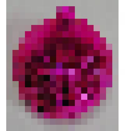 Елочное украшение, шарик розовый ребристый