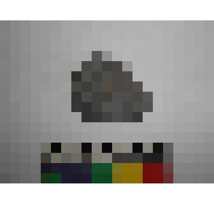 Археология. Фрагмент стенки кыргызской вазы тёмно-серого цвета. Орнаментирован оттисками квадратного штампа 