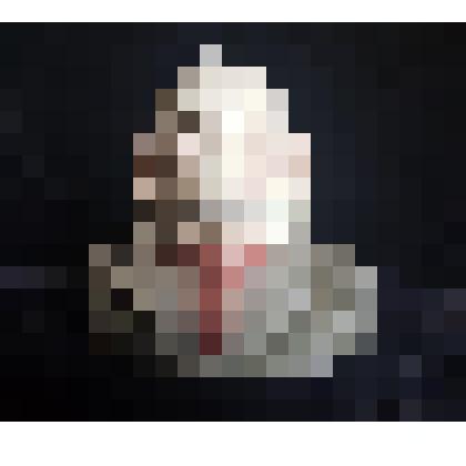 Бюст артиста И.М. Москвина (дружеский шарж)