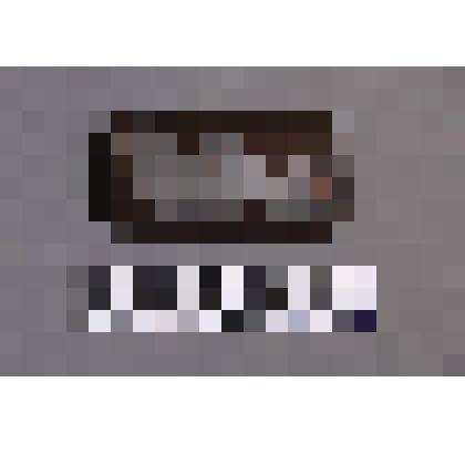 коллекция В.Ф. Лагодича. Деревянная пластина инкрустирована оловом. Орнамент выполнен в скифо-сибирском зверином стиле. Сцена нападения мифического грифона на горного барана (алтайский мотив)