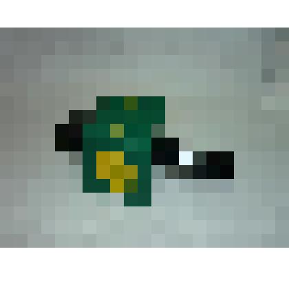 Микрофон "Freeform" черного цвета c символикой телеканала "Енисей-регион" в форме куба зеленого цвета