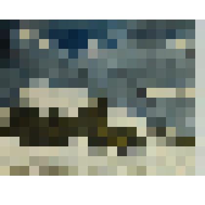 Акварель. Стога на Чусовой