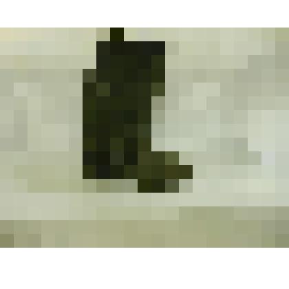 Сапог мужской  (правый)