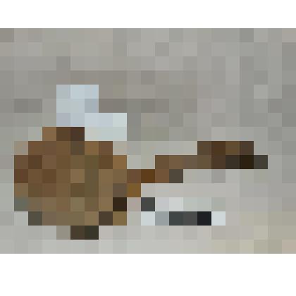 Ложка с круглой широкой  уплощенной чашечкой  на  короткой изогнутой ручке