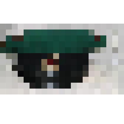 Предметы истории войны в Афганистане. Фуражка военная, пограничника. Верх покрыт зеленым драпом, околыш темно-синего драпа. 1985 г