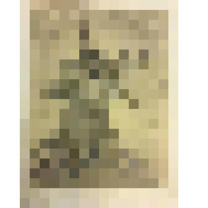 Графика. "Я добрый, я ласковый". Из серии "Деревья как люди". На обороте паспарту - стихотворение Е.Пашутиной