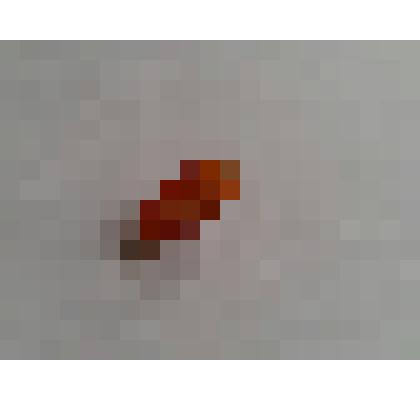 Фрагмент сердоликовой бипирамидальной бусины