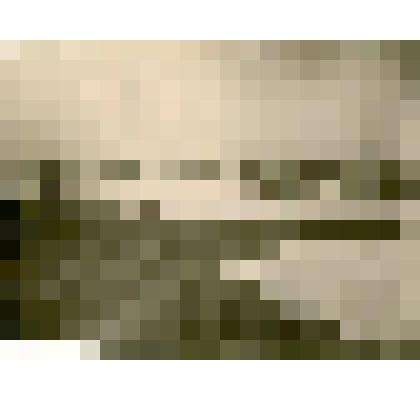 Фотография. Общий вид на оленеводческий совхоз в Кюсюре от берегов Лены