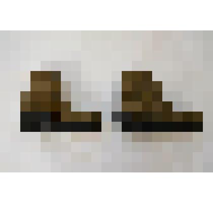 Ботинок детский из войлока на правую ногу