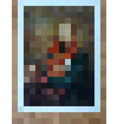 Цветная открытка " Портрет П. Зубова" из комплекта открыток "Куйбышевский художественный музей" в обложке