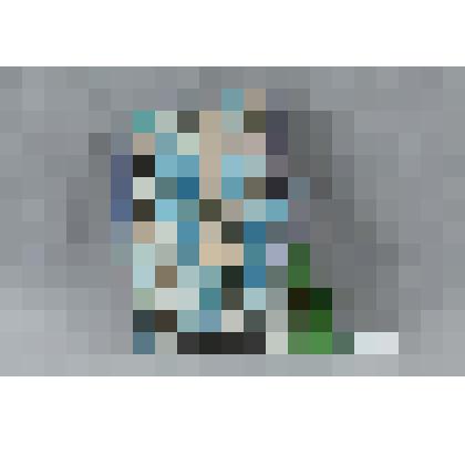 Изразец неправильной формы рельефный полихромный (левая часть панно) с изображением верхней части левой ноги Микулы Селяниновича; цвета: салатовый, светло-голубой, светло-охристый, сиреневый. 
Камин керамический, разноцветный, по рис. худ. Врубеля на тему