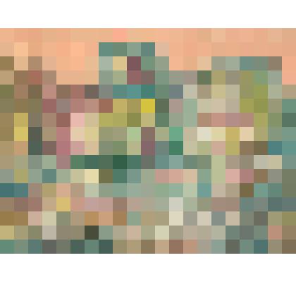 Пейзаж с розовым небом