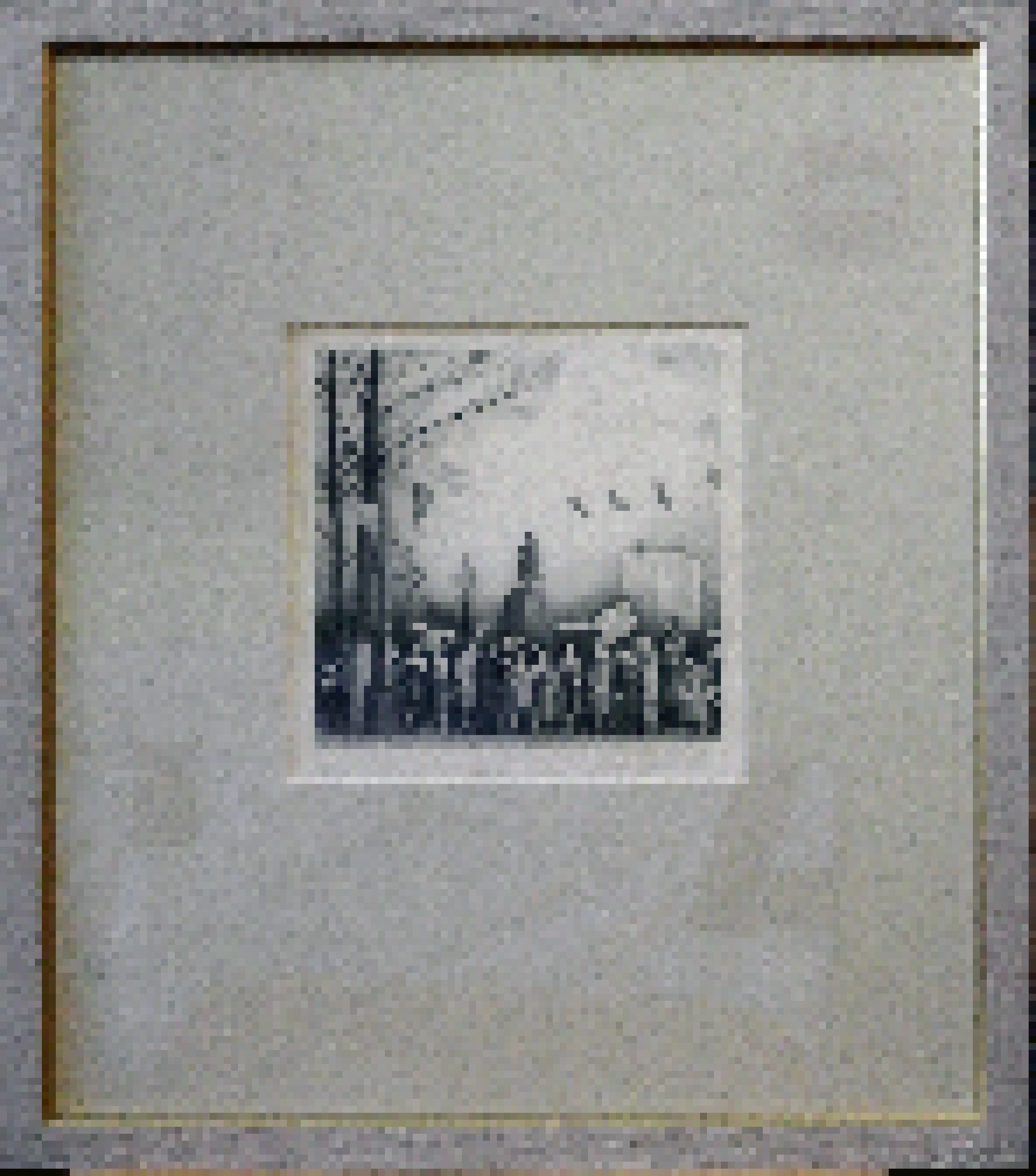 Офорт "Демонстрация" ( Из серии "Город в Подмосковье" ПКМ оф 2067/1-3)