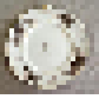 Тарелка десертная с рельефным узором и цветочной росписью