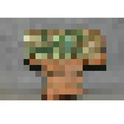 Изразец печной карнизный рельефный муравленый