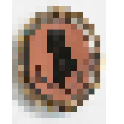 Миниатюра. "Двустороннее изображение с профилем мужчины и женской скульптурой из металла"