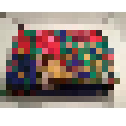 Платок синий с узором